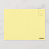 Briefkaart gele bloemen (Achterkant)