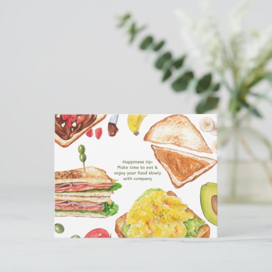 Briefkaart Geluidstip (Staand voorkant)