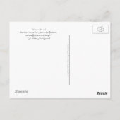 Briefkaart: Gelukkig is de sol Briefkaart (Achterkant)