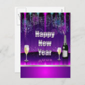 Briefkaart gelukkig nieuwjaar (Voorkant / Achterkant)