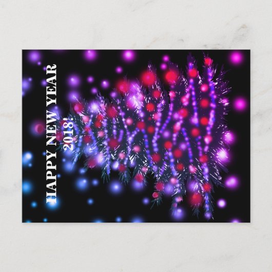 Briefkaart Gelukkig Nieuwjaar 2018 (Voorkant)