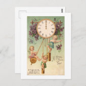 Briefkaart: Gelukkig nieuwjaar Briefkaart (Voorkant / Achterkant)