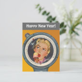  Briefkaart Gelukkig Nieuwjaar Gewichtsresolutie (Staand voorkant)