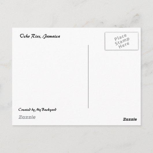 Briefkaart gemberflens (Achterkant)