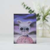 briefkaart gemorste melk (Staand voorkant)