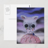 briefkaart gemorste melk (Voorkant / Achterkant)