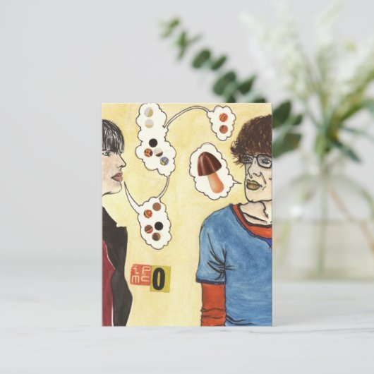 Briefkaart Geneesmiddelencultuur (Staand voorkant)