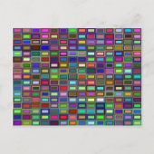 Briefkaart Geneste rechthoeken (Voorkant)