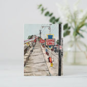 briefkaart "Genève-On-The-Lake Street Uitzicht" (Staand voorkant)