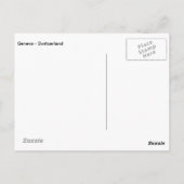 Briefkaart Genève - Zwitserland (Achterkant)