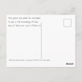 Briefkaart Geometric Grace Horse van Sherry Jarvis (Achterkant)