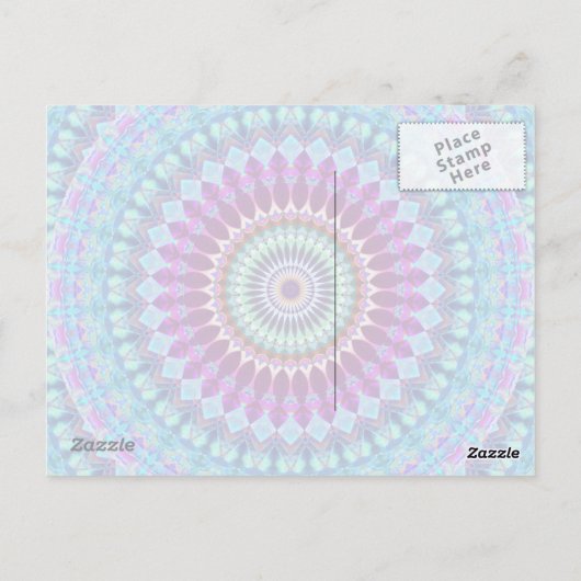 Briefkaart Geometric Mandala G382 (Achterkant)