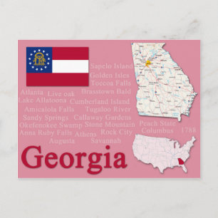 Briefkaart "Georgia"