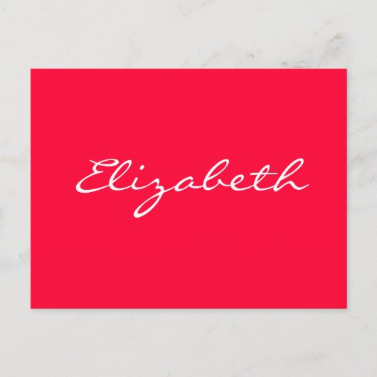 BRIEFKAART - gepersonaliseerd (Voorkant)