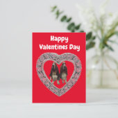 Briefkaart German Happy Valentines Day (Staand voorkant)