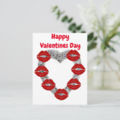 Briefkaart German Happy Valentines Day (Staand voorkant)