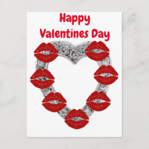 Briefkaart German Happy Valentines Day