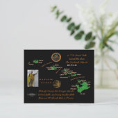 Briefkaart geschiedenis Hawaiiaanse eilanden (Staand voorkant)