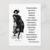 briefkaart "Gesprek moet prettig zijn" (Voorkant)