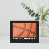 Briefkaart "Get Well-BounceBack" (Staand voorkant)