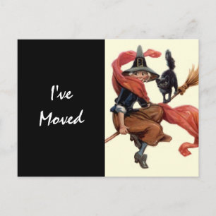 Briefkaart  getuige op Bewegd Nieuw Adres