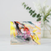 Briefkaart "geur van liefde" (Staand voorkant)