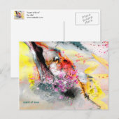 Briefkaart "geur van liefde" (Voorkant / Achterkant)