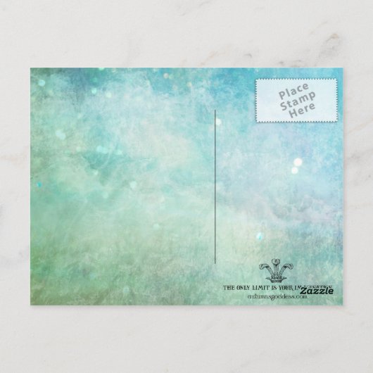 Briefkaart geverfde dames (Achterkant)