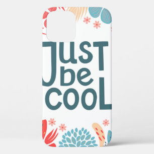 Briefkaart, gewoon cool, motiverend citaat, letter Case-Mate iPhone case