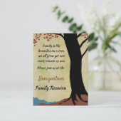 Briefkaart gezinshereniging (Staand voorkant)