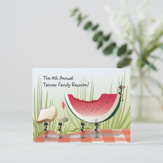 Briefkaart gezinshereniging (Staand voorkant)