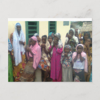 Briefkaart-Ghana Briefkaart