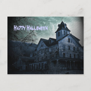 Briefkaart Ghosted Estate Halloween
