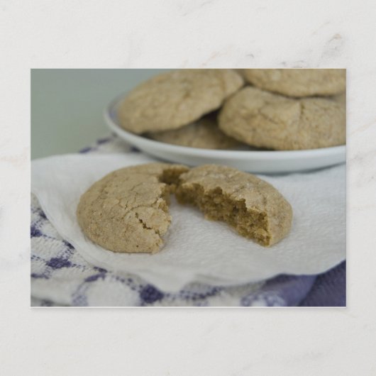 Briefkaart Ginger Cookies Recipe Card (Voorkant)