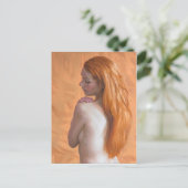 Briefkaart Ginger Girl (Staand voorkant)