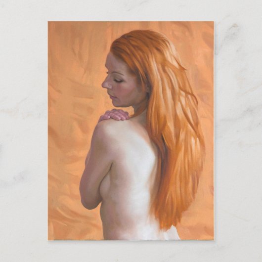 Briefkaart Ginger Girl (Voorkant)