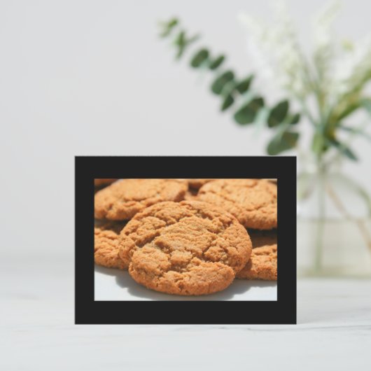 Briefkaart Ginger Snap Cookies (Staand voorkant)