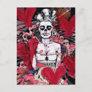 briefkaart "Girl"-serie