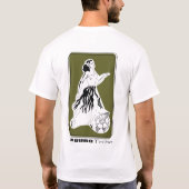 Briefkaart Girl T-shirt (Achterkant)