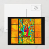 Briefkaart-Glas in lood-1 Briefkaart (Voorkant / Achterkant)