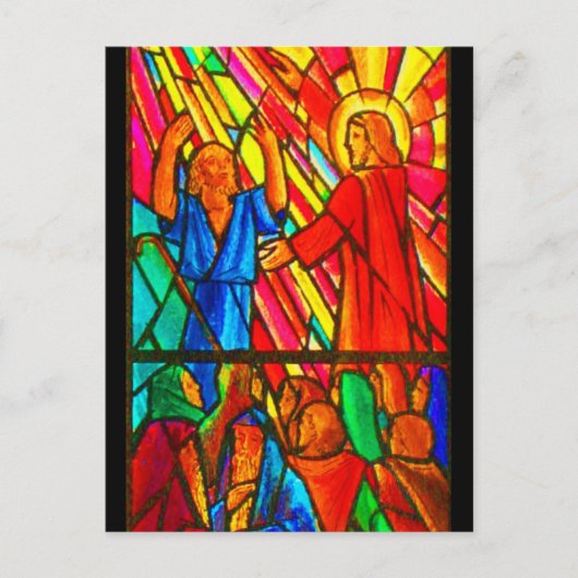 Briefkaart-Glas in lood-20 Briefkaart (Voorkant)