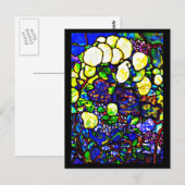 Briefkaart-Glas in lood-Louis Tiffany 14 Briefkaart (Voorkant / Achterkant)