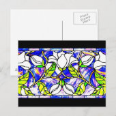 Briefkaart-Glas in lood-Louis Tiffany 16 Briefkaart (Voorkant / Achterkant)