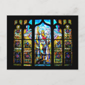 Briefkaart-Glas in lood-Louis Tiffany 1 Briefkaart (Voorkant)