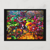 Briefkaart-Glas in lood-Louis Tiffany 6 Briefkaart (Voorkant)