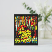Briefkaart-Glas in lood-Louis Tiffany 9 Briefkaart (Staand voorkant)