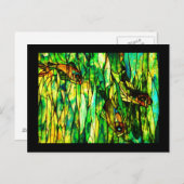 Briefkaart-Glas in lood-Tiffany 13 Briefkaart (Voorkant / Achterkant)