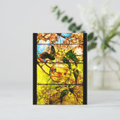 Briefkaart-Glas in lood-Tiffany 1 Briefkaart (Staand voorkant)