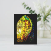 Briefkaart-Glas in lood-Tiffany 7 Briefkaart (Staand voorkant)