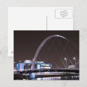 Briefkaart Glasgow Squinty Bridge (Voorkant / Achterkant)
